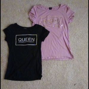 Pink & Black-First Love Shirts